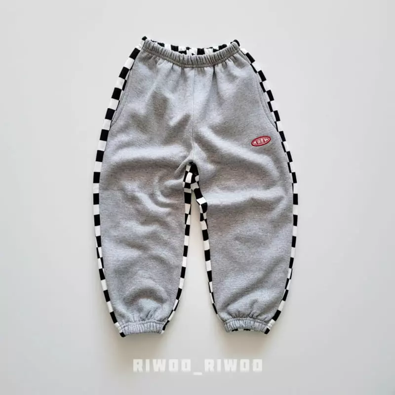 Riwoo Riwoo - Korean Children Fashion - #kidsshorts - Asura Check Pants - 7