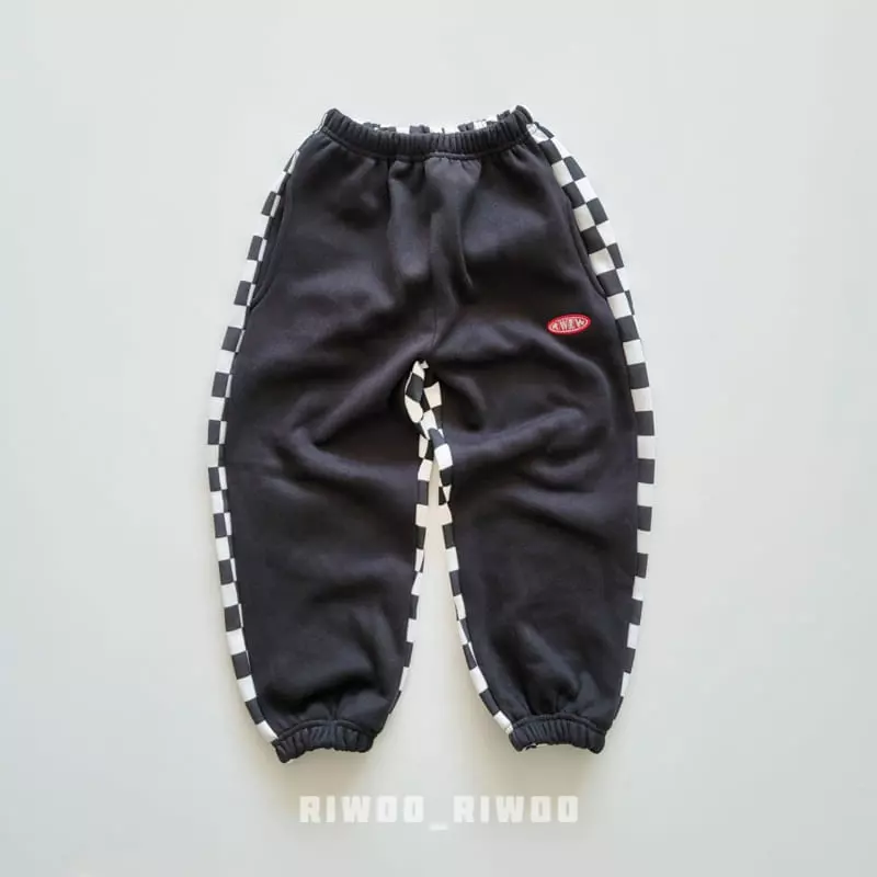 Riwoo Riwoo - Korean Children Fashion - #kidsstore - Asura Check Pants - 8
