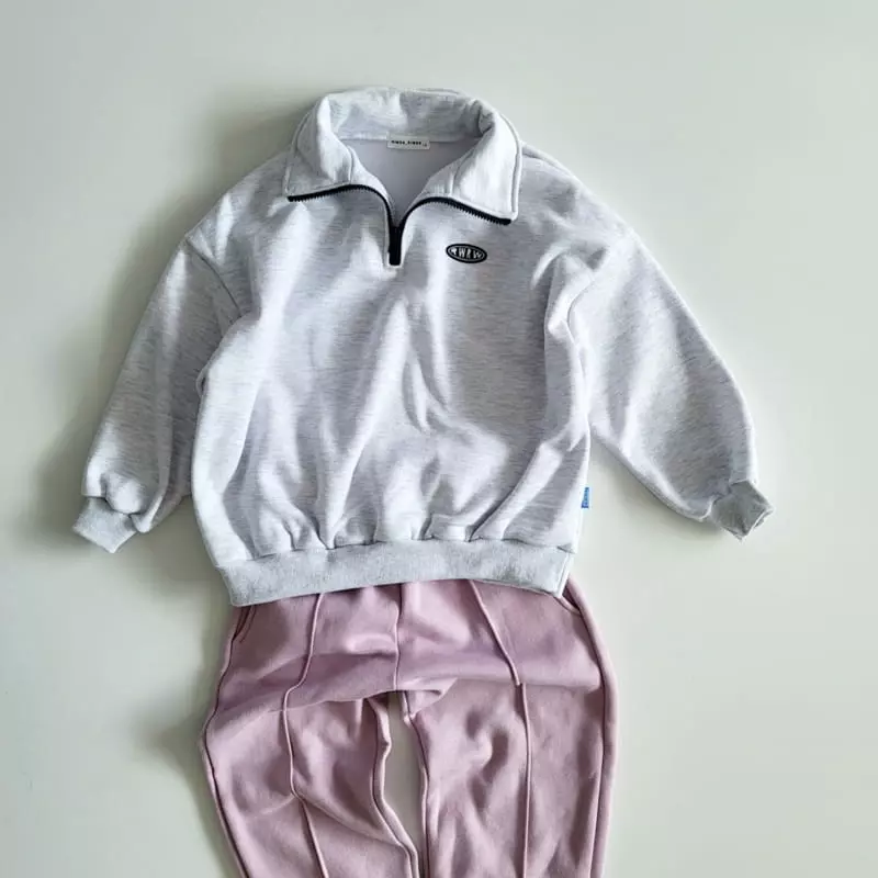 Riwoo Riwoo - Korean Children Fashion - #kidsstore - Basic Half Zip-up - 5