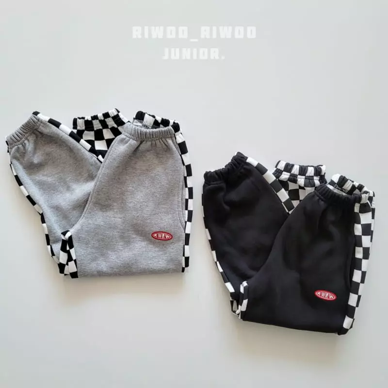 Riwoo Riwoo - Korean Children Fashion - #magicofchildhood - Asura Check Pants - 12