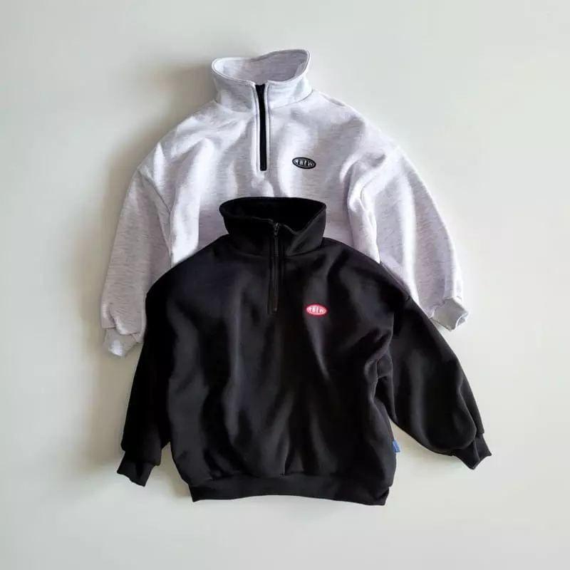 Riwoo Riwoo - Korean Children Fashion - #prettylittlegirls - Basic Half Zip-up - 11