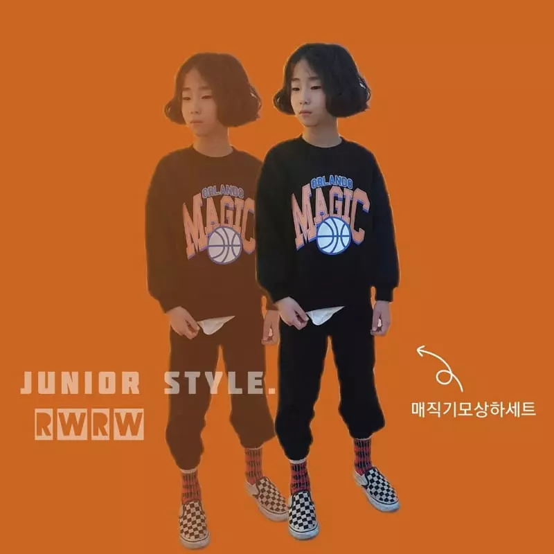 Riwoo Riwoo - Korean Children Fashion - #toddlerclothing - Magic Top Bottom Set - 4