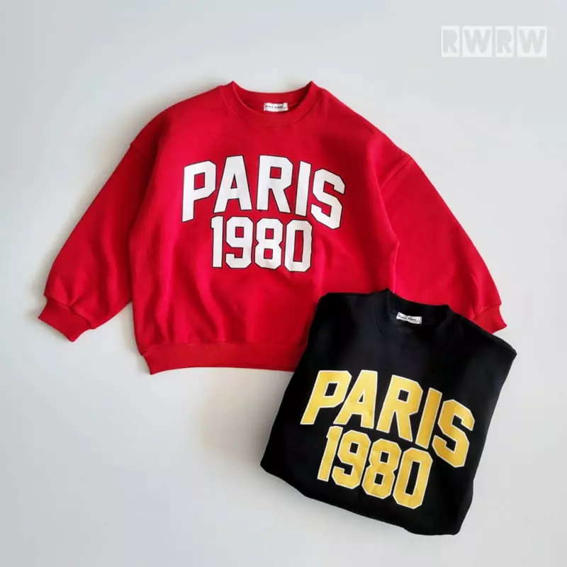 Riwoo Riwoo - Korean Children Fashion - #todddlerfashion - Paris 1980 Sweatshirt - 8