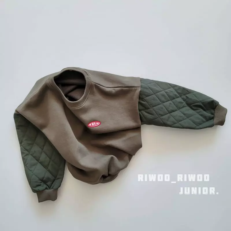 Riwoo Riwoo - Korean Children Fashion - #todddlerfashion - Sleeves Padding Sweathsirt - 5