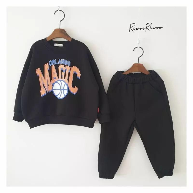 Riwoo Riwoo - Korean Children Fashion - #todddlerfashion - Magic Top Bottom Set - 2