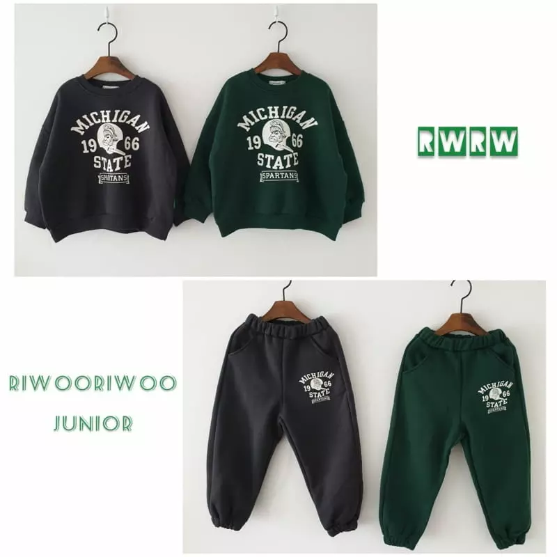 Riwoo Riwoo - Korean Junior Fashion - #Kfashion4kids - Michigan Top Bottom Set