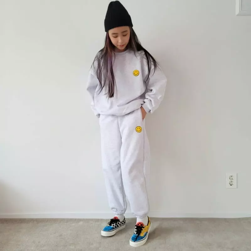 Riwoo Riwoo - Korean Junior Fashion - #childofig - Happy Smile Top Bottom Set - 7