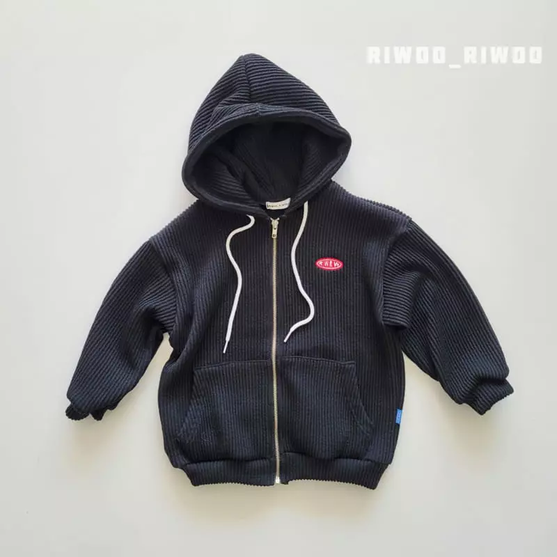 Riwoo Riwoo - Korean Junior Fashion - #childofig - Bagle Hoody Zip-up - 2