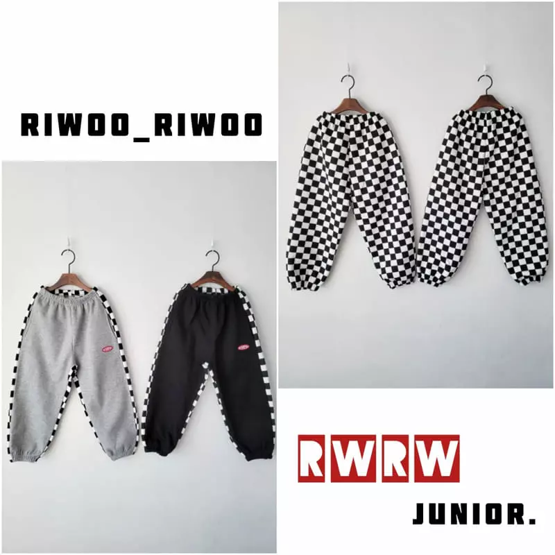 Riwoo Riwoo - Korean Junior Fashion - #childrensboutique - Asura Checker Pants