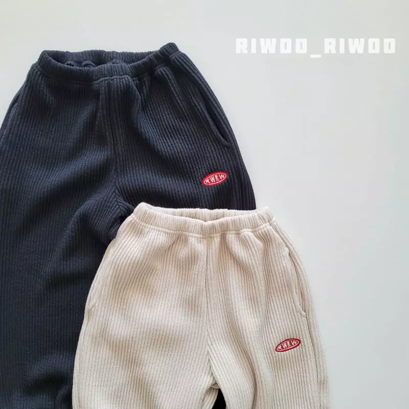Riwoo Riwoo - Korean Junior Fashion - #childrensboutique - Bagle Rib Pants - 12