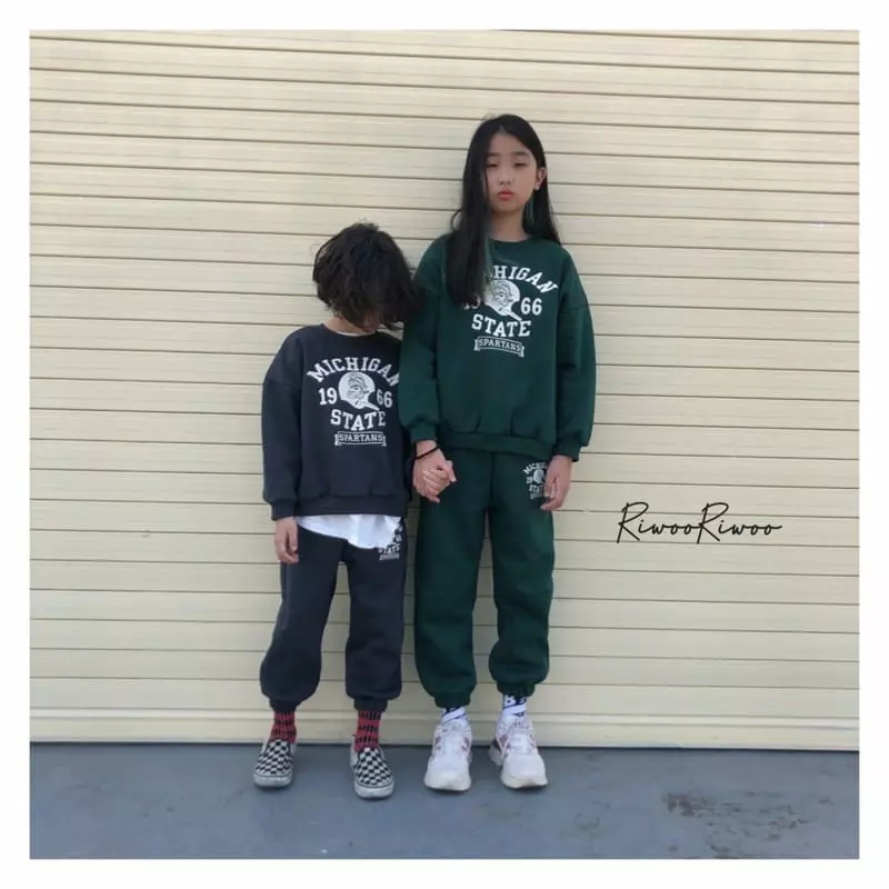 Riwoo Riwoo - Korean Junior Fashion - #designkidswear - Michigan Top Bottom Set - 11