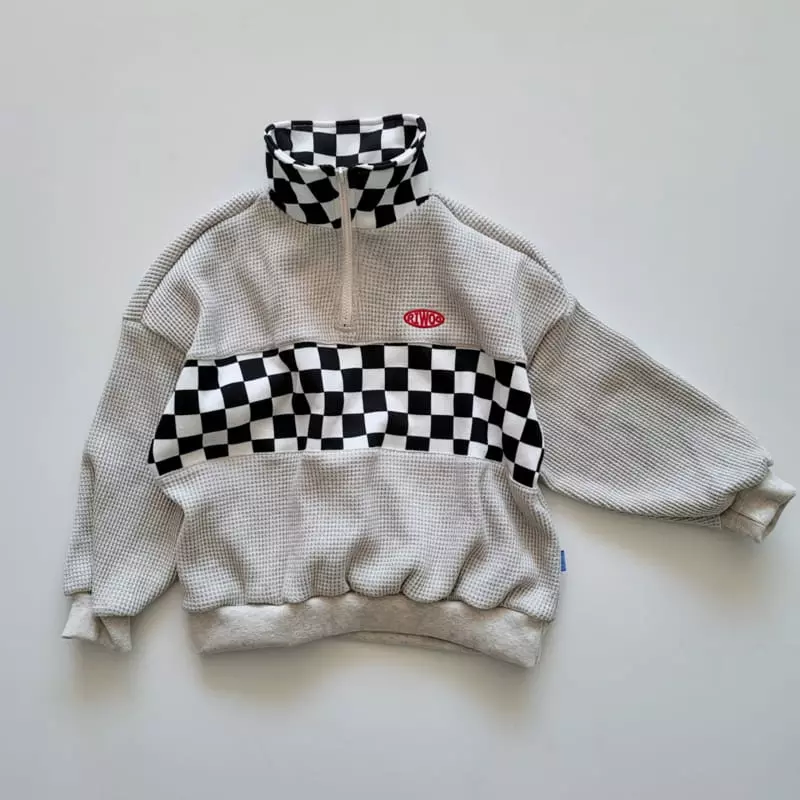 Riwoo Riwoo - Korean Junior Fashion - #designkidswear - Checker Zip-up - 6
