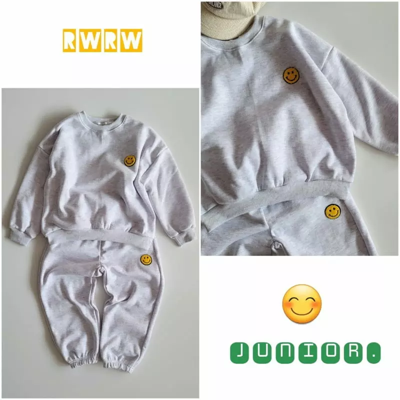 Riwoo Riwoo - Korean Junior Fashion - #discoveringself - Happy Smile Top Bottom Set - 10