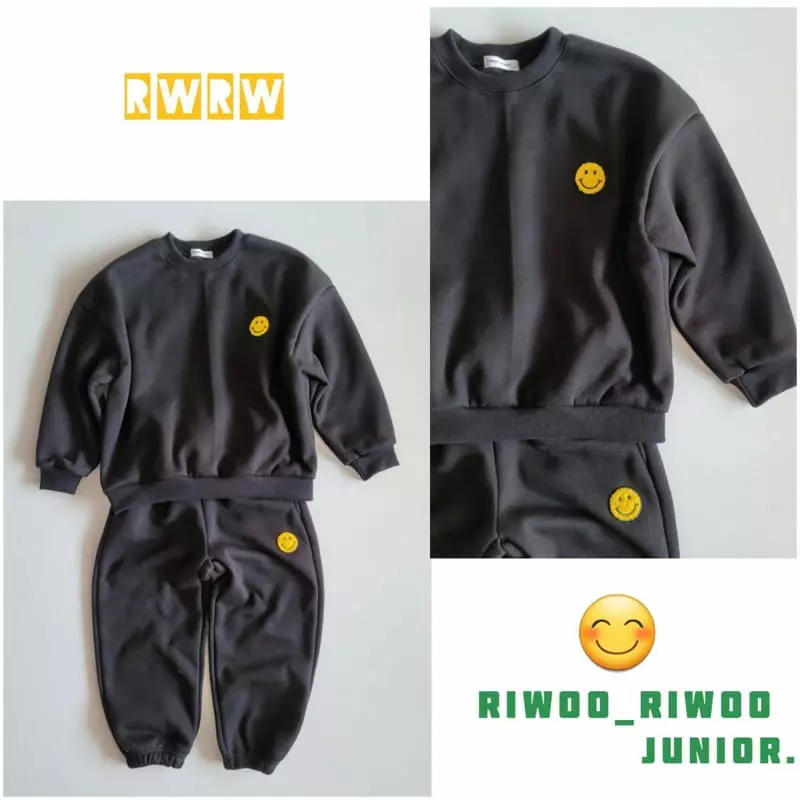 Riwoo Riwoo - Korean Junior Fashion - #fashionkids - Happy Smile Top Bottom Set - 11