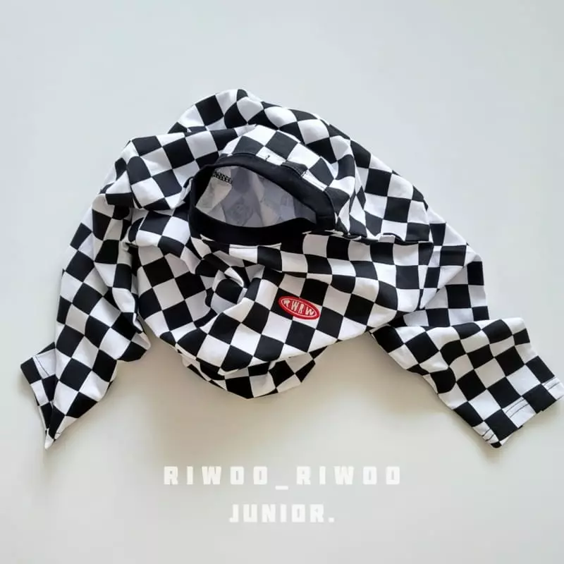 Riwoo Riwoo - Korean Junior Fashion - #fashionkids - RW Check Box Tee - 9