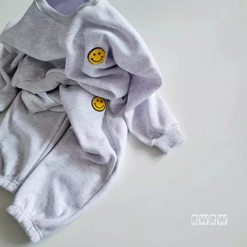 Riwoo Riwoo - Korean Junior Fashion - #kidsshorts - Happy Smile Top Bottom Set - 12