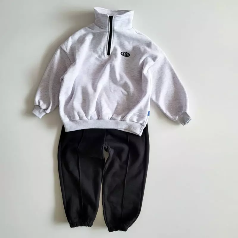 Riwoo Riwoo - Korean Junior Fashion - #kidsshorts - Baisc Half Zip-up - 8