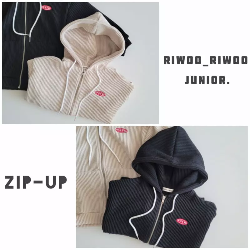 Riwoo Riwoo - Korean Junior Fashion - #kidsshorts - Bagle Hoody Zip-up - 7