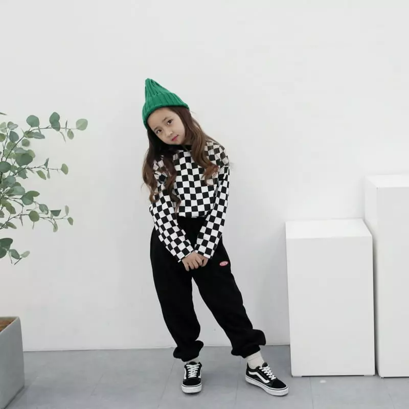 Riwoo Riwoo - Korean Junior Fashion - #kidzfashiontrend - RW Check Box Tee - 12