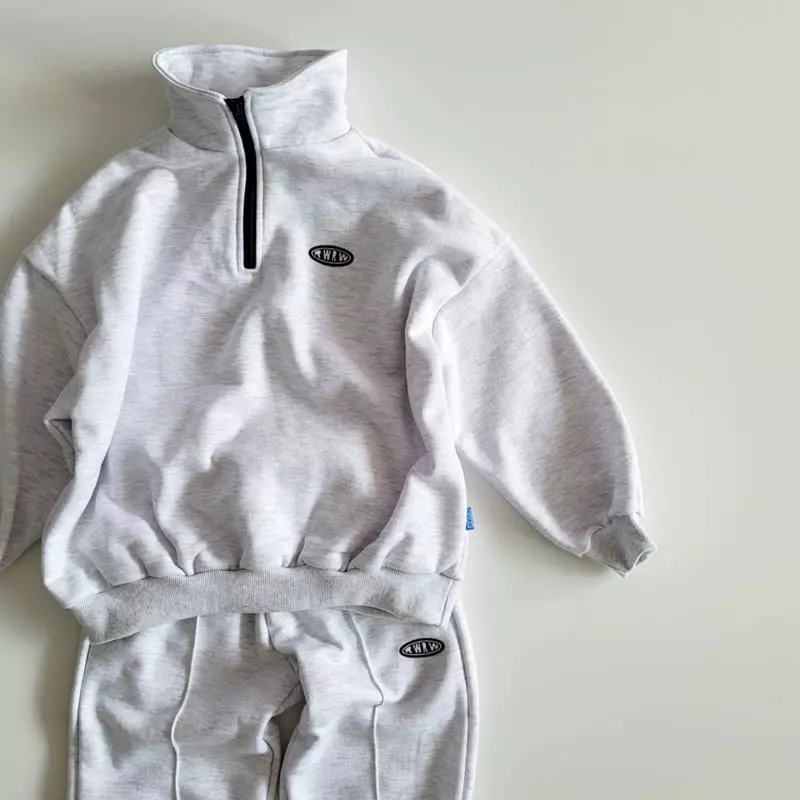 Riwoo Riwoo - Korean Junior Fashion - #kidzfashiontrend - Baisc Half Zip-up - 10