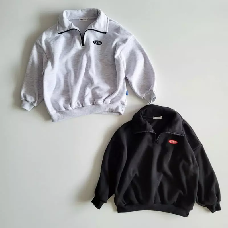 Riwoo Riwoo - Korean Junior Fashion - #stylishchildhood - Baisc Half Zip-up - 2