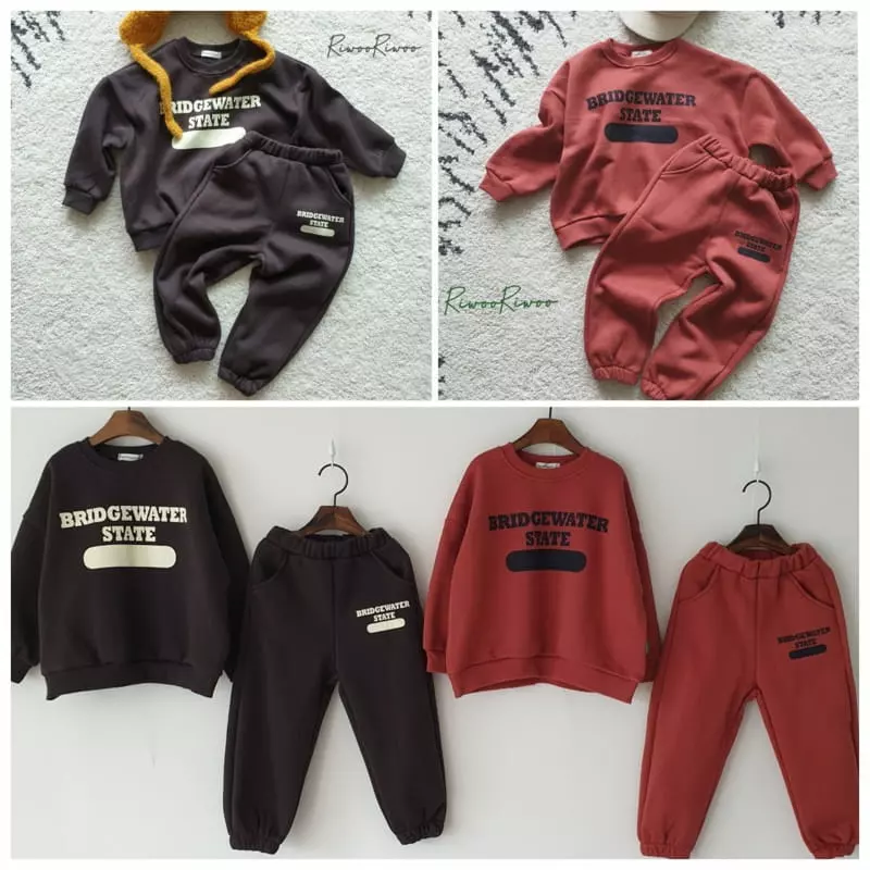 Riwoo Riwoo - Korean Junior Fashion - #todddlerfashion - Bridge Top Bottom Set - 7