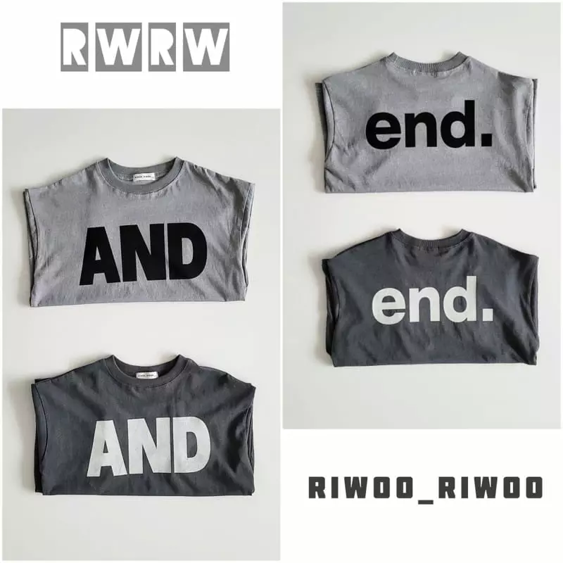 Riwoo Riwoo - Korean Junior Fashion - #todddlerfashion - And Loose Tee - 4
