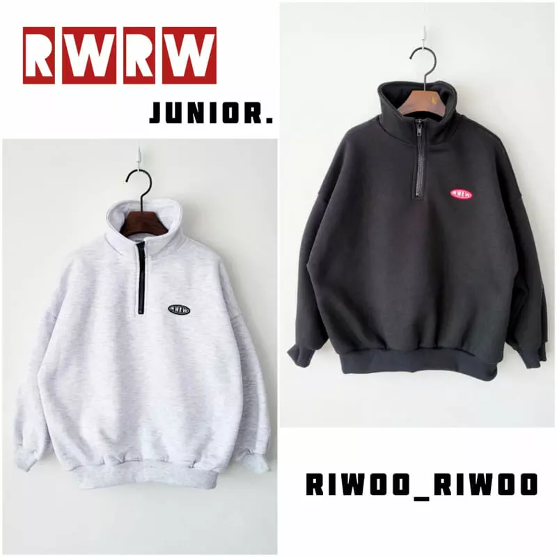 Riwoo Riwoo - Korean Junior Fashion - #toddlerclothing - Baisc Half Zip-up