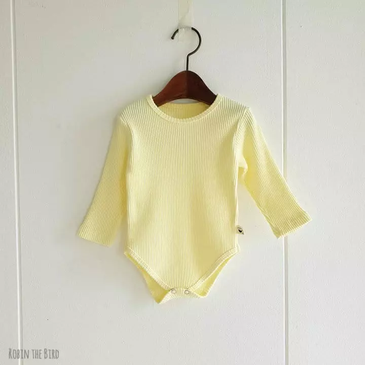 Saerobin - Korean Baby Fashion - #babyboutique - Rib Bodysuit - 5