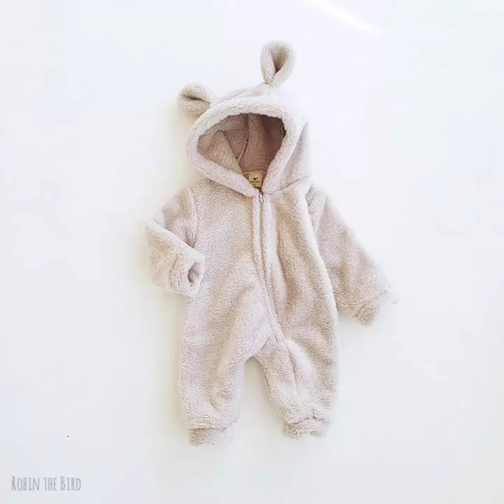 Saerobin - Korean Baby Fashion - #babyboutiqueclothing - Boa Bear Bodysuit