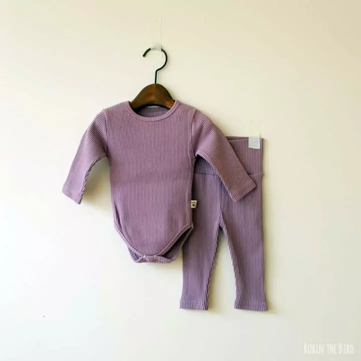 Saerobin - Korean Baby Fashion - #babylifestyle - Rib Bodysuit - 11