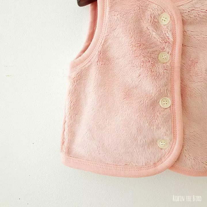 Saerobin - Korean Children Fashion - #Kfashion4kids - Milk Boa Sleep Vest - 5