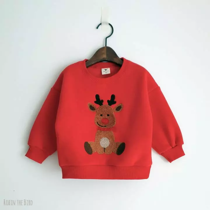 Saerobin - Korean Children Fashion - #Kfashion4kids - Rudolf Sweatshirt