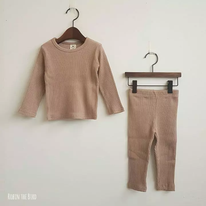 Saerobin - Korean Children Fashion - #childofig - Rib Easywear - 5