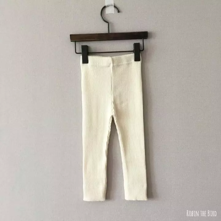 Saerobin - Korean Children Fashion - #childofig - Rib Leggings