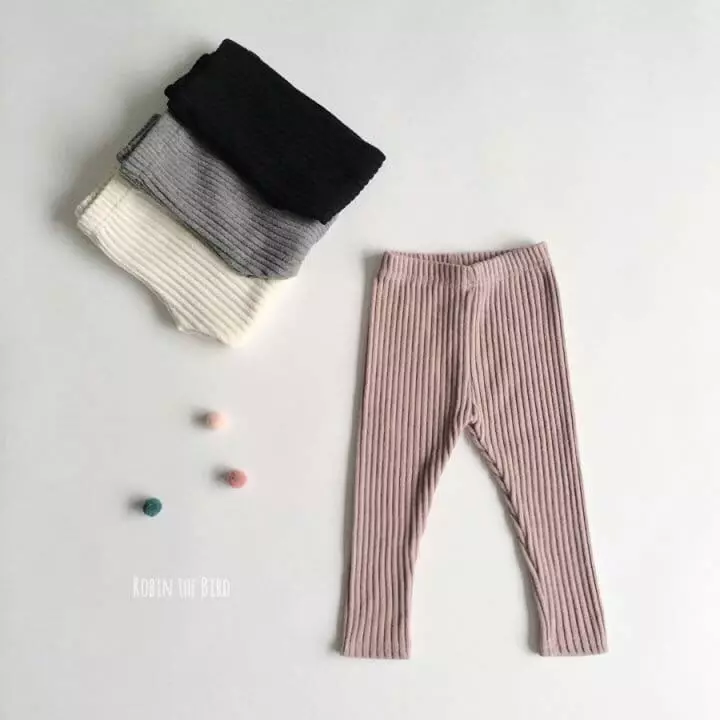 Saerobin - Korean Children Fashion - #designkidswear - Fleece Rib Leggings - 5
