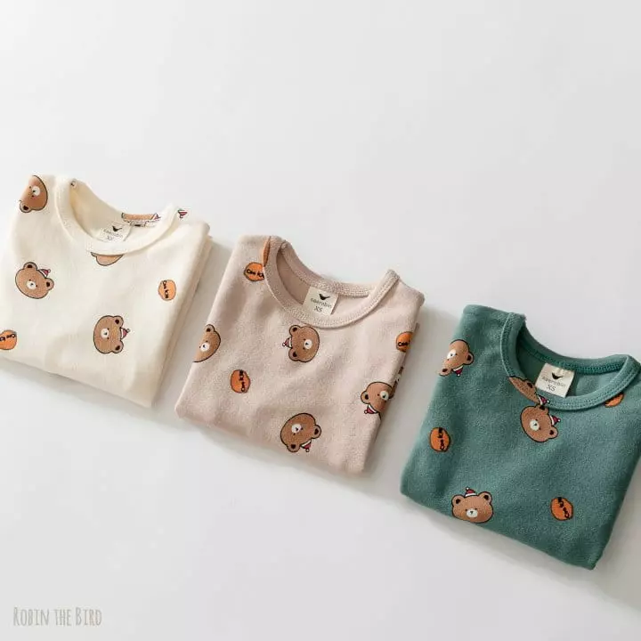 Saerobin - Korean Children Fashion - #designkidswear - Santa Bear Easywear - 8