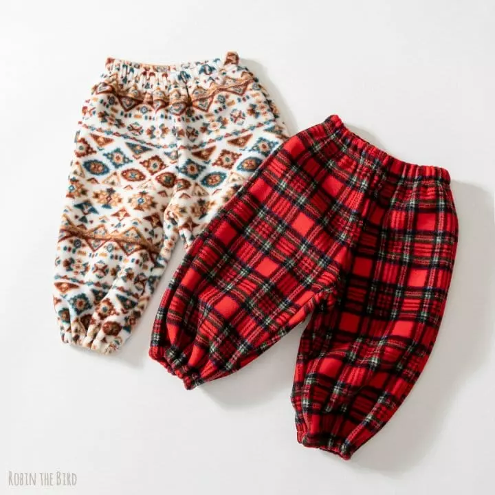Saerobin - Korean Children Fashion - #discoveringself - Earm Fleece Sleep Pants - 10