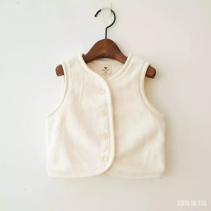 Saerobin - Korean Children Fashion - #fashionkids - Milk Boa Sleep Vest