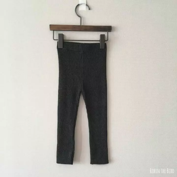 Saerobin - Korean Children Fashion - #kidsstore - Rib Leggings - 8