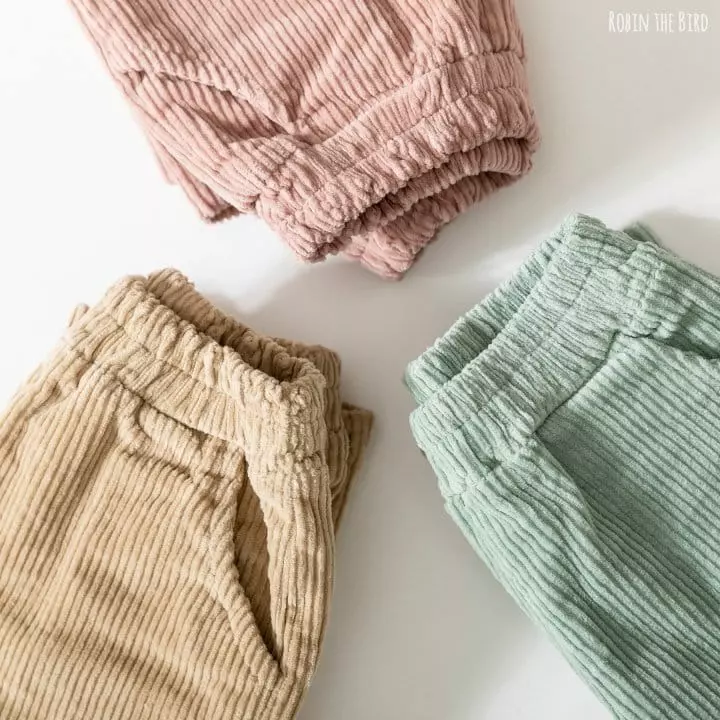 Saerobin - Korean Children Fashion - #kidsstore - Rib Fleece Pants - 7