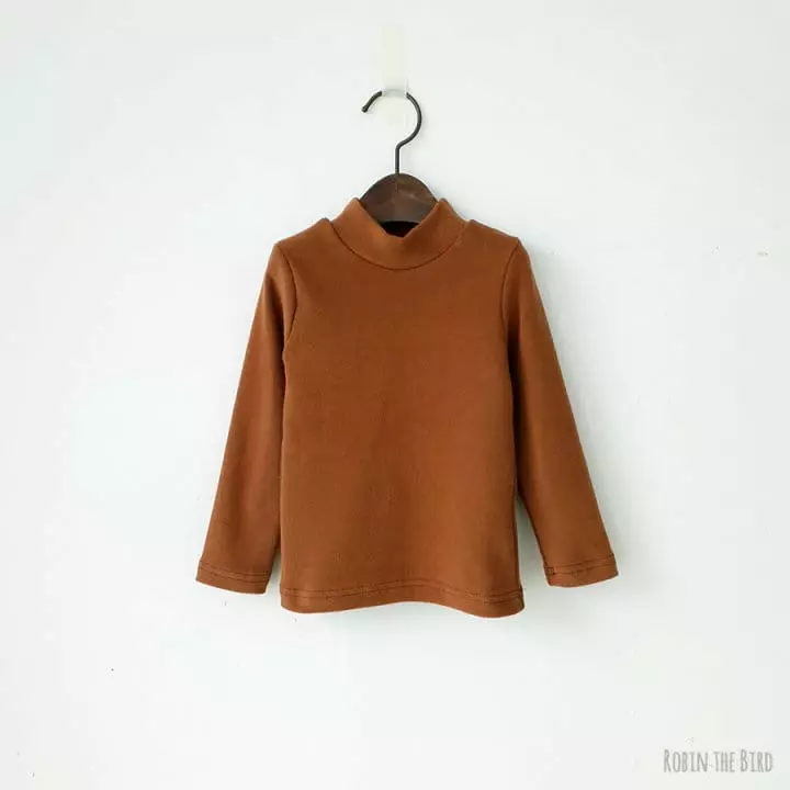 Saerobin - Korean Children Fashion - #kidsstore - 20 Fleece Turtleneck Tee - 5