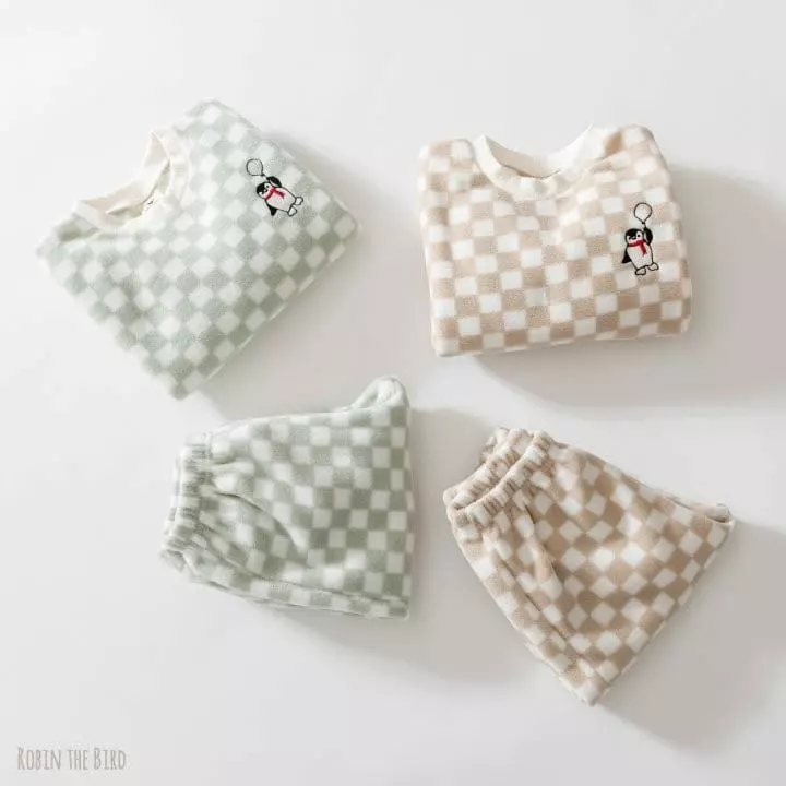 Saerobin - Korean Children Fashion - #kidsstore - Fleece Check Pants - 6