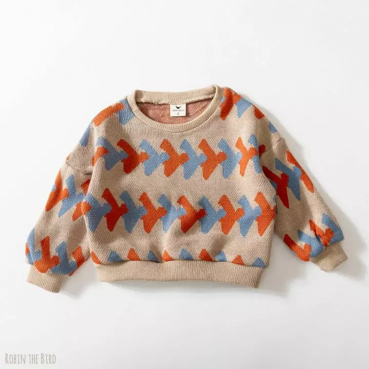 Saerobin - Korean Children Fashion - #kidzfashiontrend - Cozy Knit Sweatshirt - 6