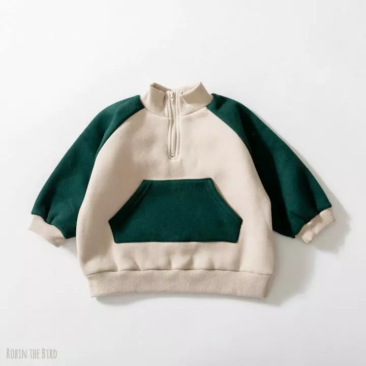 Saerobin - Korean Children Fashion - #kidzfashiontrend - Fleece Zip-up Sweatshirt - 2