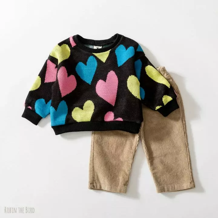 Saerobin - Korean Children Fashion - #littlefashionista - Rib Fleece Pants - 10