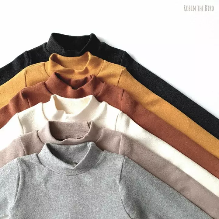 Saerobin - Korean Children Fashion - #littlefashionista - 20 Fleece Turtleneck Tee - 8