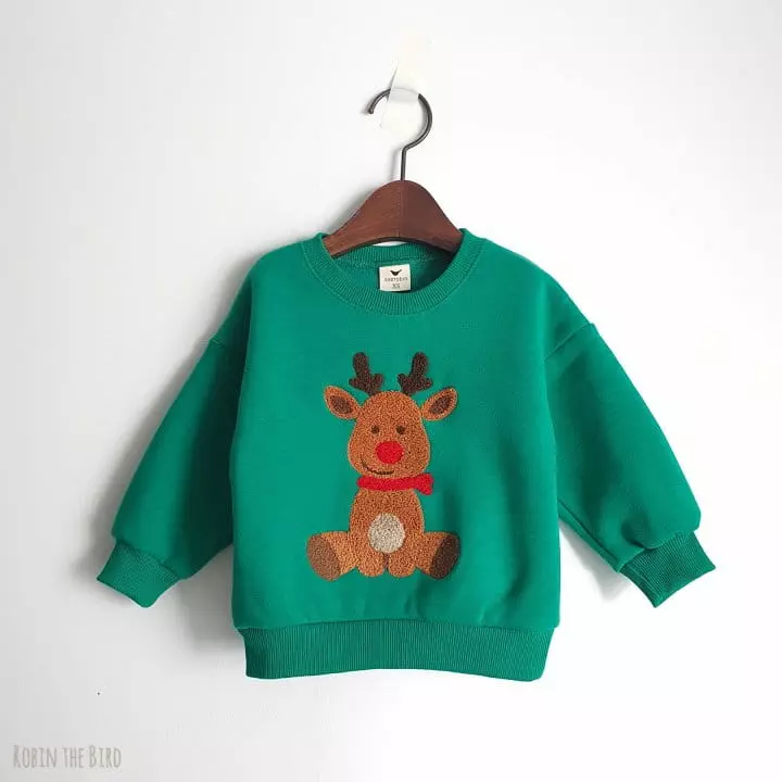 Saerobin - Korean Children Fashion - #littlefashionista - Rudolf Sweatshirt - 2