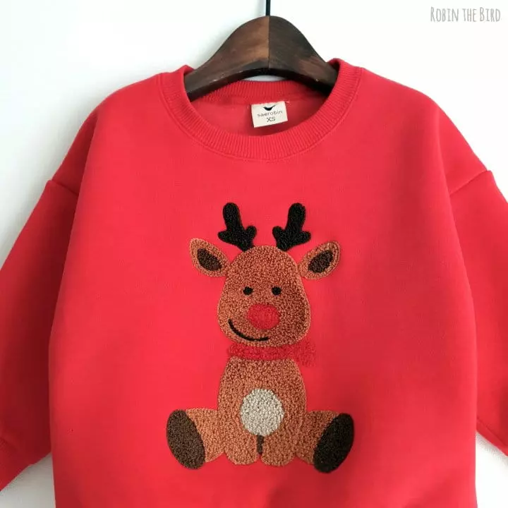 Saerobin - Korean Children Fashion - #magicofchildhood - Rudolf Sweatshirt - 3
