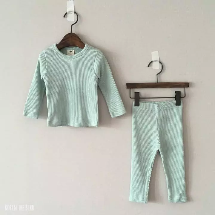 Saerobin - Korean Children Fashion - #minifashionista - Rib Easywear - 3